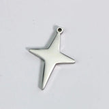 5Pcs Stainless Steel Charms Crosses and Star Pendant for DIY Jewelry Making