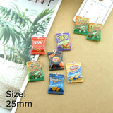 Potato Chips Charms Earring Bracelets DIY Pendants Bulk
