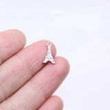 12*7mm StainlessSteel Mini Tower Dangling Charms DIY Anklets Earrings