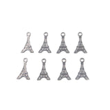 12*7mm StainlessSteel Mini Tower Dangling Charms DIY Anklets Earrings