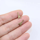 12*7mm StainlessSteel Mini Tower Dangling Charms DIY Anklets Earrings