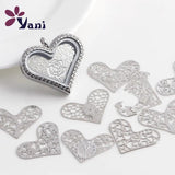 10Pcs Mix Round Butterfly Flower Floating Locket Plate Charms Jewelry
