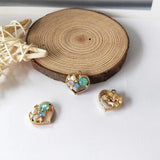 Crystal Hollow Heart Rhinestone Charms Pendant Jewelry Making