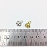 20pcs 10mm Gold/Silver Plated Drop Alloy Charms Pendant for Jewelry Making