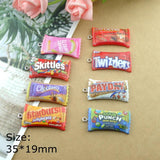 Chocolate Candy Charms Bracelets Earrings DIY Pendants Bulk