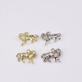 20pcs Lion Zinc Alloy DIY Charms Pendant Necklace Earrings 2 Colors
