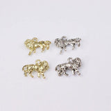 20pcs Lion Zinc Alloy DIY Charms Pendant Necklace Earrings 2 Colors