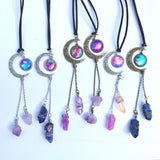 Crystal Pendant Witches Door Window Hanging Car Charm Magic Protection