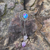 Crystal Pendant Witches Door Window Hanging Car Charm Magic Protection
