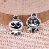 40pcs Halloween Ghost Charms DIY Jewelry Findings