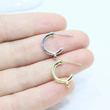20pcs 14mm Hoop Zinc Charms Pendant Necklace DIY 2 Colors