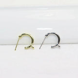 20pcs 14mm Hoop Zinc Charms Pendant Necklace DIY 2 Colors