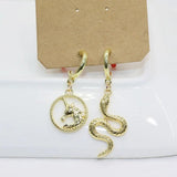 20pcs 14mm Hoop Zinc Charms Pendant Necklace DIY 2 Colors