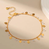 Green CZ Adjustable Anklet for Women Party Beach Foot Jewelry