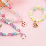 Easter Charms Rabbit Bunny Egg Enamel Pendants DIY Jewelry Making 20 PCs