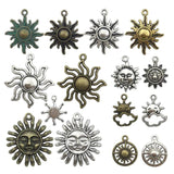 Moon Star Sun Pendant Charms for DIY Jewelry Making