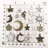 Moon Star Sun Pendant Charms for DIY Jewelry Making