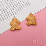 10pcs Resin Christmas Charm for Earring, Keychain, Jewelry, Scrapbooking