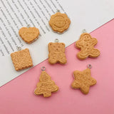 10pcs Resin Christmas Charm for Earring, Keychain, Jewelry, Scrapbooking