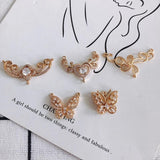 DIY Jewelry Alloy Zircon Pendant Accessories Materials