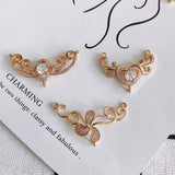 DIY Jewelry Alloy Zircon Pendant Accessories Materials
