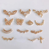DIY Jewelry Alloy Zircon Pendant Accessories Materials