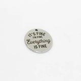 8Pcs Everything is Fine Graduation Charm Pendant