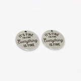 8Pcs Everything is Fine Graduation Charm Pendant