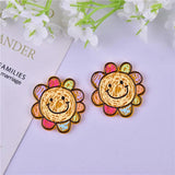 10pcs Sunflowers Arcylic Charms for DIY Jewelry Making Earring Pendant Necklace