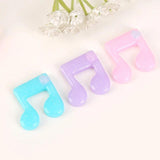 20pcs 22*24mm Music Note Charms Resin Charms DIY Decoration