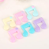 20pcs 22*24mm Music Note Charms Resin Charms DIY Decoration