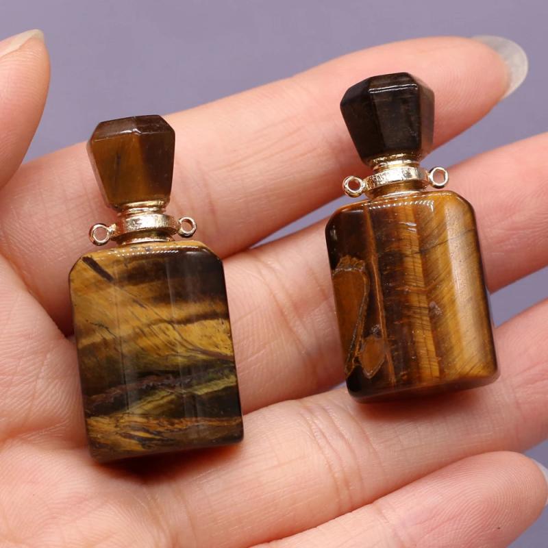 Natural Stone Semi-precious Stone Perfume Bottle DIY Jewelry