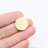5pcs 18mm Stainless Steel Oval Angel Charms Pendant DIY Jewelry 2 Color