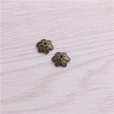 300pcs Vintage Hollow Flower Bead Caps 3*9*10mm DIY Jewelry Charms
