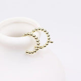 20pcs 15mm Zinc Alloy Hoop Charms for DIY Necklace Earring Bracelet