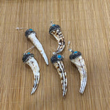 Natural Rim Bright Shell Pendant Bracelet Necklace Jewelry Accessories