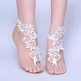 Bridal Lace Anklet Wedding Supplies Crochet Foot Jewelry