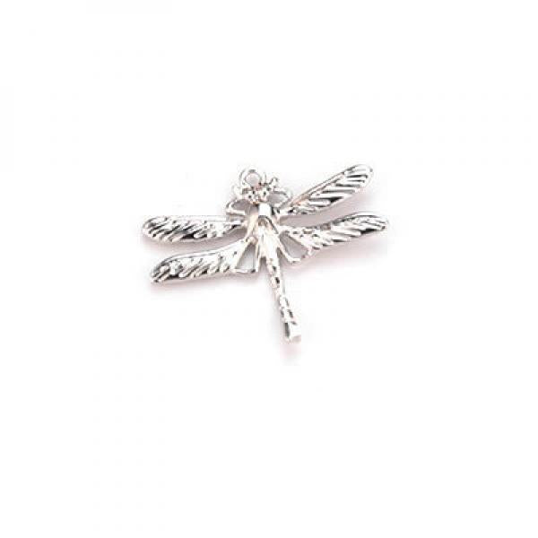 6PCS 24K Plated Dragonfly & Bee Charms Pendants DIY Jewelry Findings Earrings