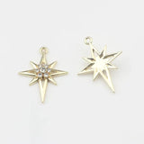 High Star Charms 6pcs/lot DIY Jewelry Earring Making