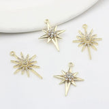 High Star Charms 6pcs/lot DIY Jewelry Earring Making