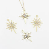 High Star Charms 6pcs/lot DIY Jewelry Earring Making