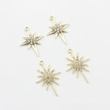 High Star Charms 6pcs/lot DIY Jewelry Earring Making