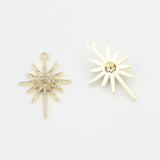High Star Charms 6pcs/lot DIY Jewelry Earring Making