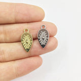 20pcs Eye Tear Print Gold/Silver Plated Charms Pendant Jewelry DIY Necklace