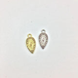 20pcs Eye Tear Print Gold/Silver Plated Charms Pendant Jewelry DIY Necklace