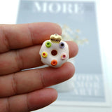10pcs Donuts Charms for Jewelry Making