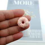 10pcs Donuts Charms for Jewelry Making