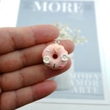 10pcs Donuts Charms for Jewelry Making