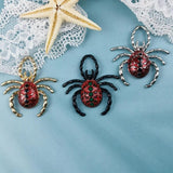10pcs Spider Halloween Charms Antique Pendant Tibetan Silver DIY Jewelry