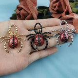 10pcs Spider Halloween Charms Antique Pendant Tibetan Silver DIY Jewelry